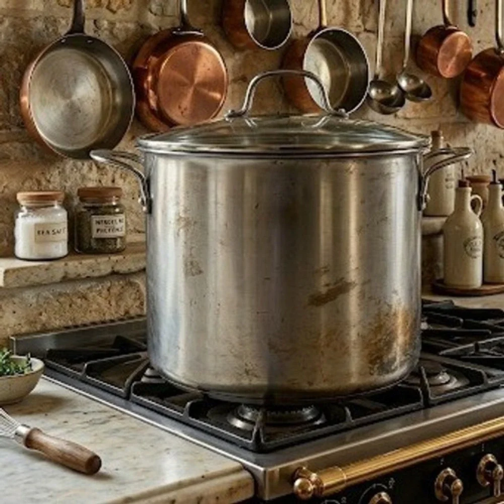 Farberware Millennium 8 Quart Stainless Steel Stockpot with Glass Lid QQ18T